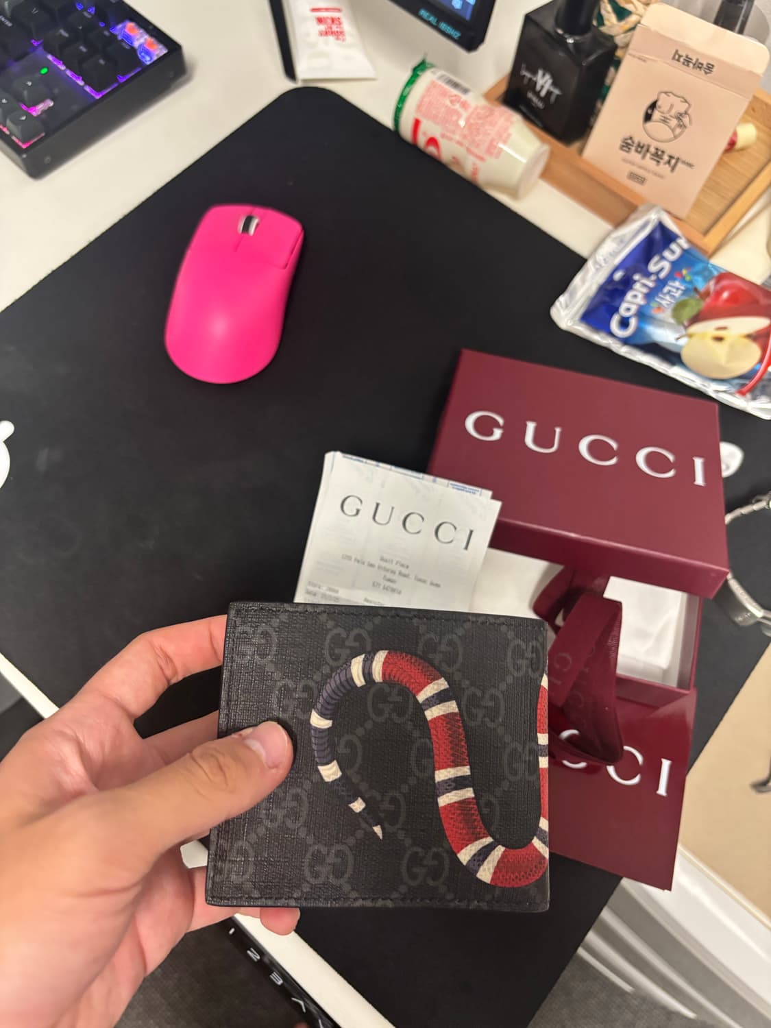 구찌 스네이크 지갑 판매합니다 상품이미지3