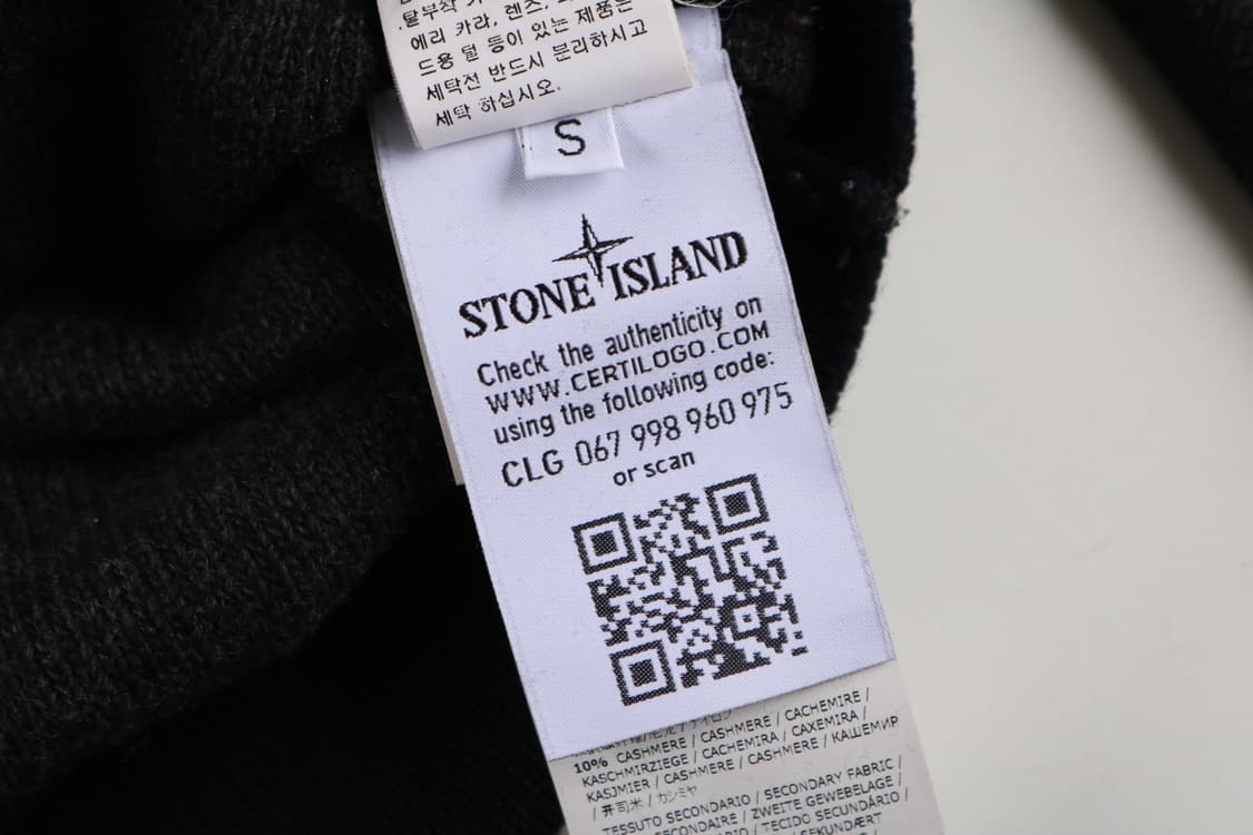 [S] 스톤아일랜드 캐시미어 울 와펜 니트 상품이미지7