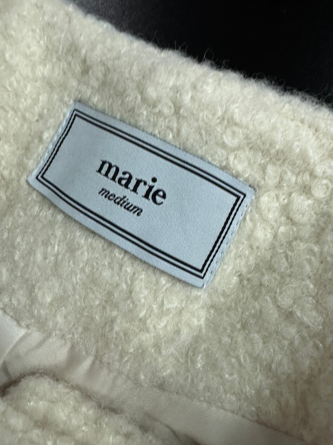 여성 마리마켓 금장 롱 트위드 코트 자켓 하객룩 상품이미지3