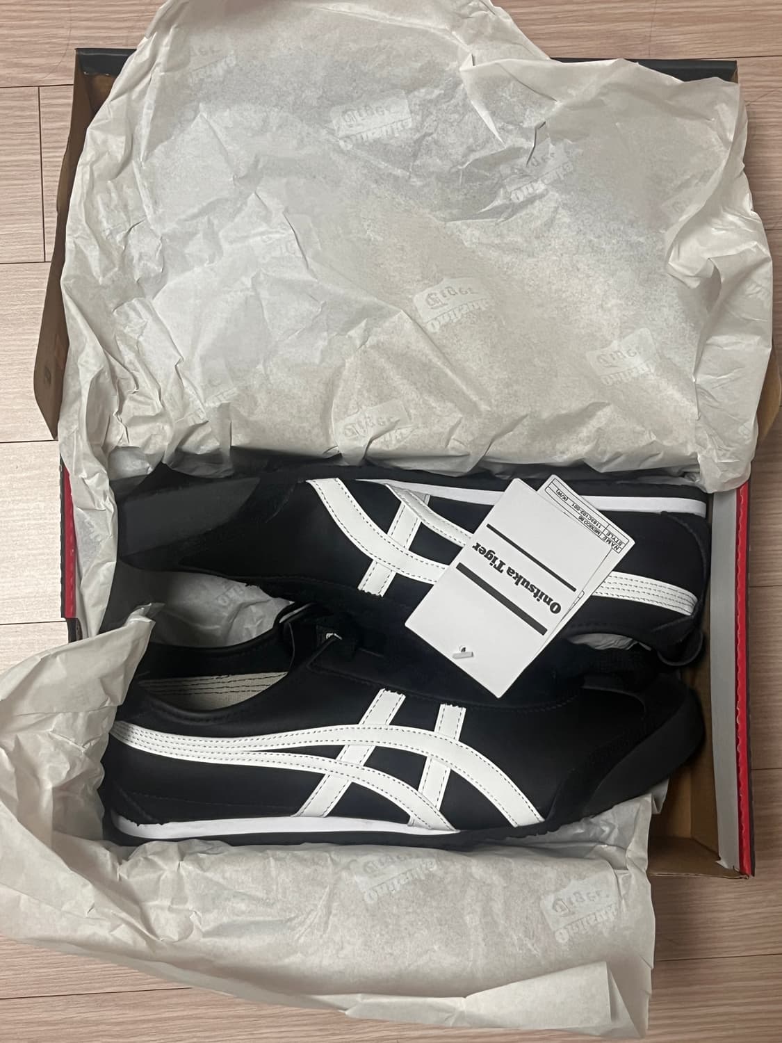 오니츠타이거 멕시코 66 블랙화이트 새상품 (280) 상품이미지1