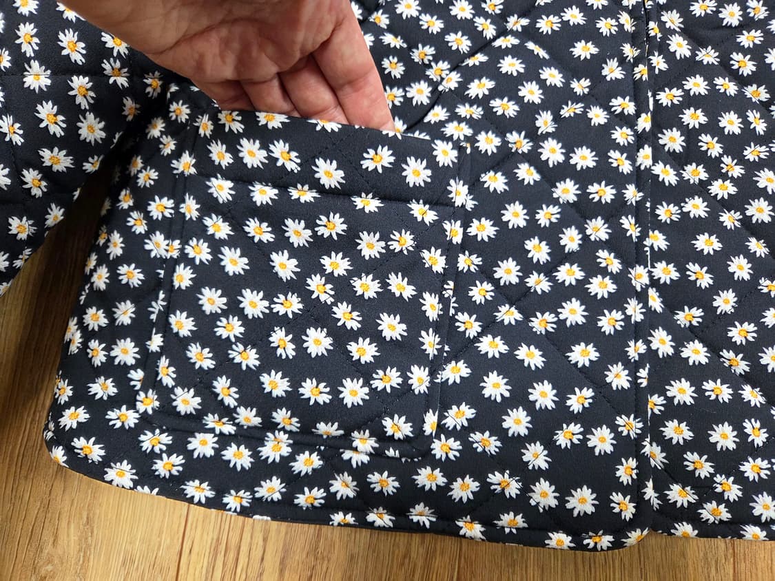 프로스트제이(PROST J) 플랑 데이지 퀼팅 패딩 프리사이즈 새상품  상품이미지8