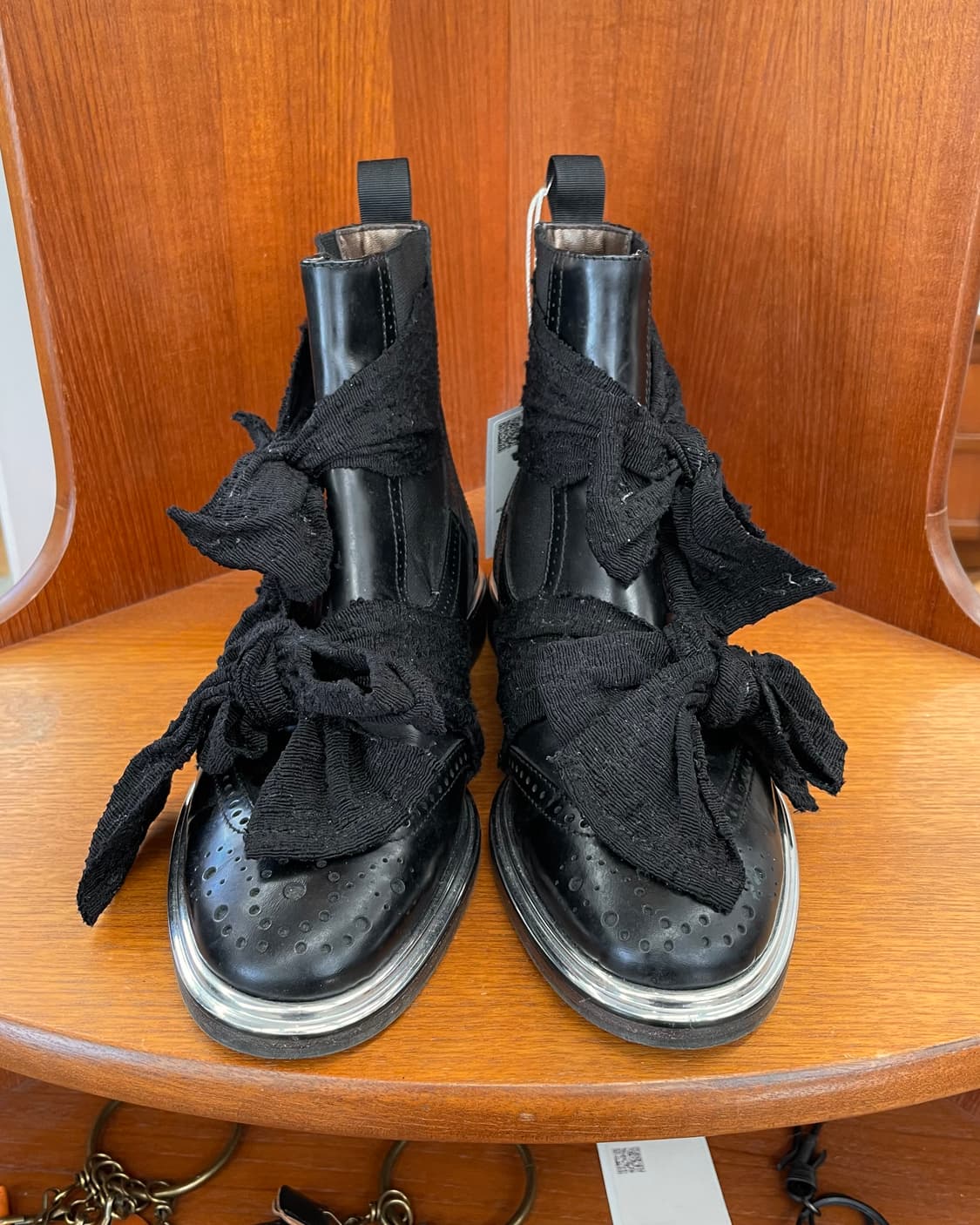 [235] AGL 리본 부츠 상품이미지1