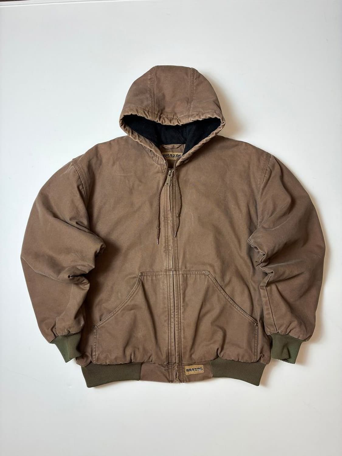 Brazos 00's 캔버스 워크 덕 후디 자켓 PN8945 상품이미지1