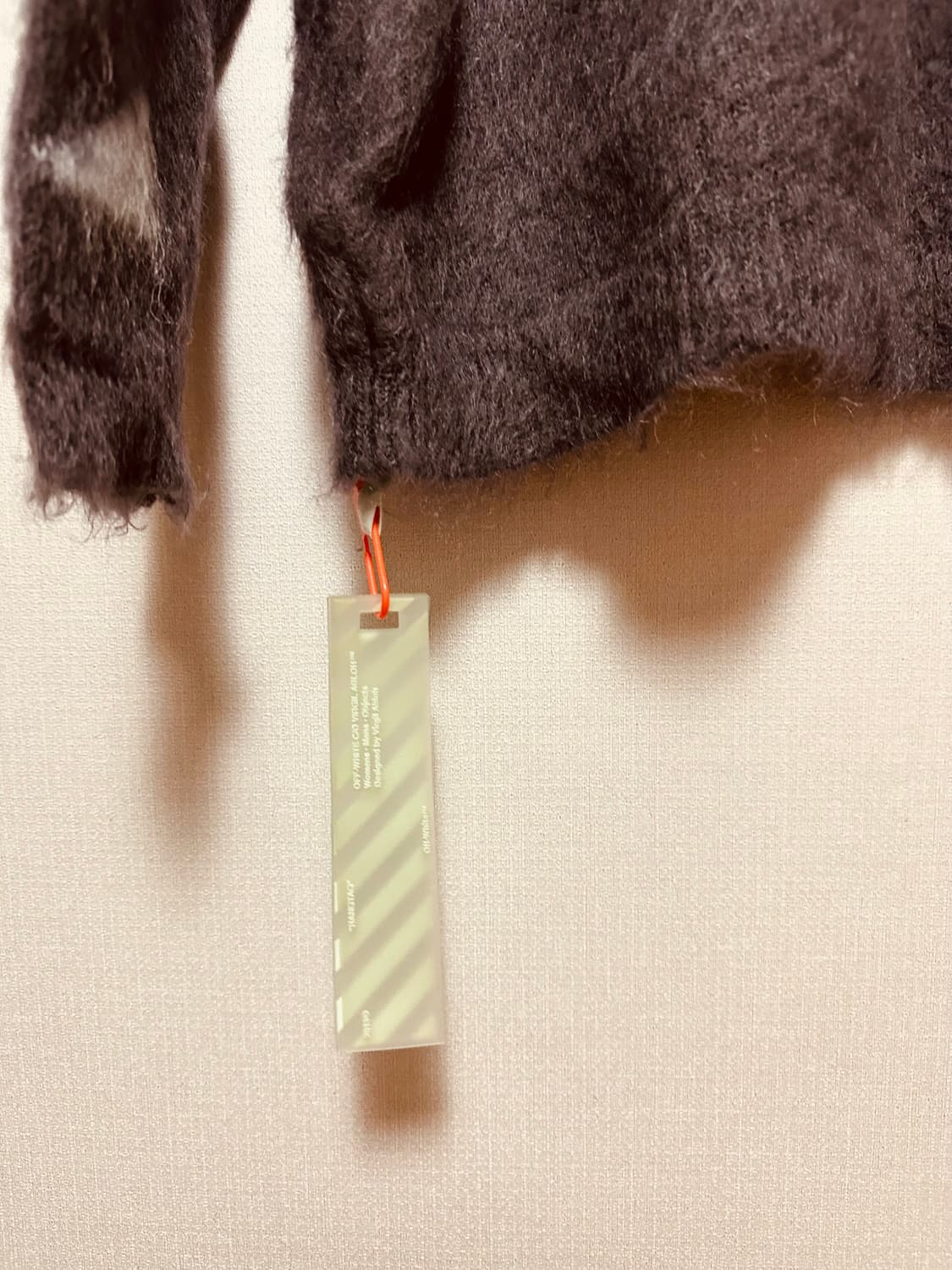 Off-White INCOMPIUTO 모헤어 니트 S 상품이미지8