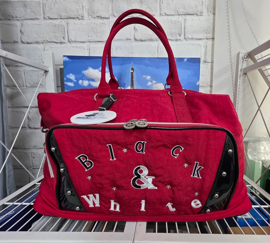 블랙앤화이트 여성 골프보스턴백 골프가방 OD81 상품이미지1