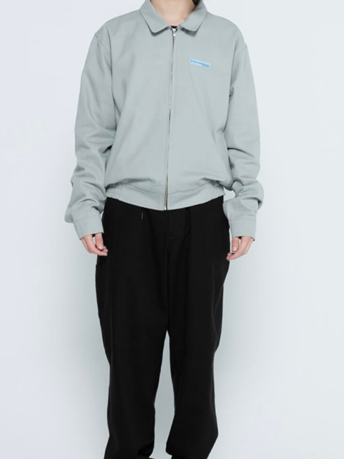 플라스틱 프로덕트 블루종 자켓 블랙 s 상품이미지1