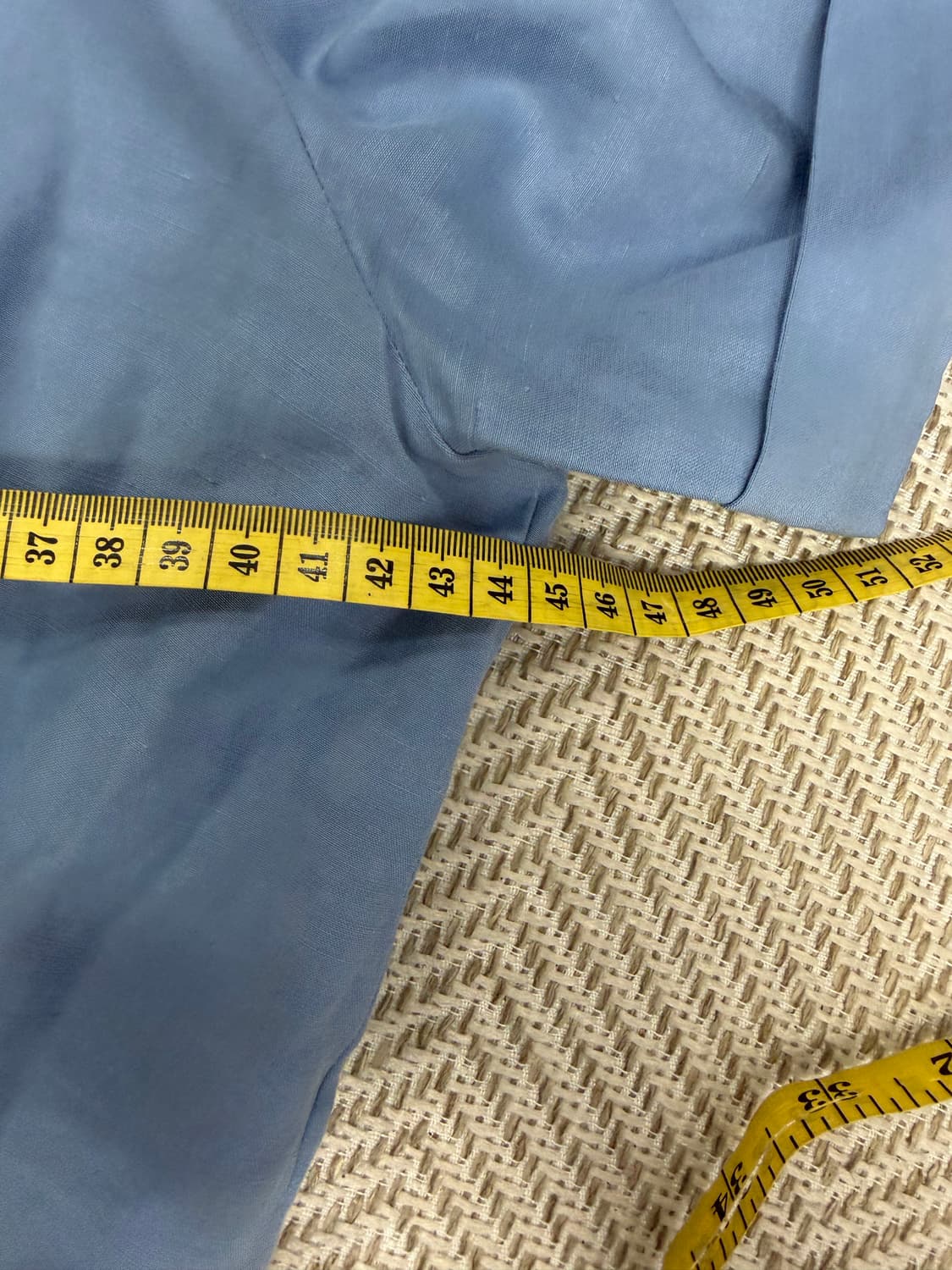 정품) 산드로 블루 랩 스타일 원피스 36 상품이미지9