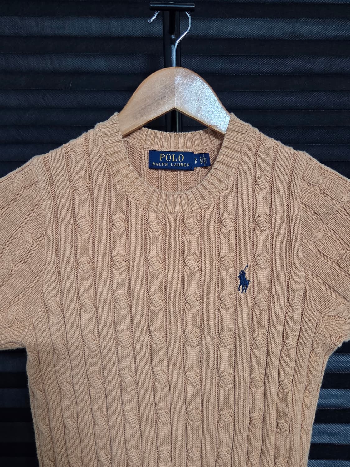 [폴로 랄프로렌] 코튼 케이블 반팔 니트 | 00200 상품이미지2