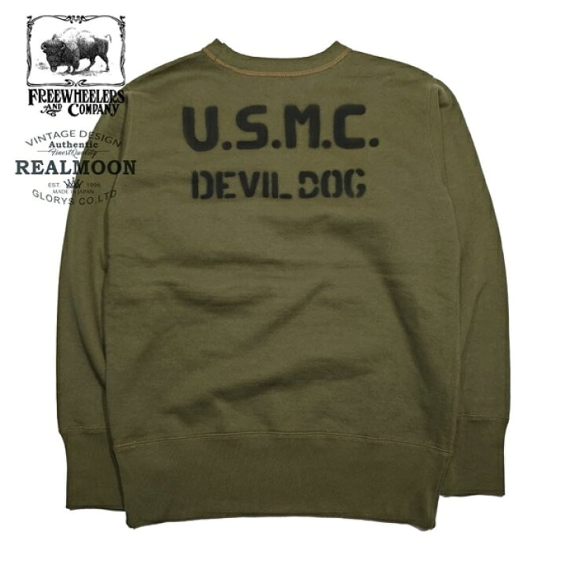 [40]프리휠러스 "U.S.M.C.DEVIL DOG" 30s 스웻 셔츠 상품이미지3