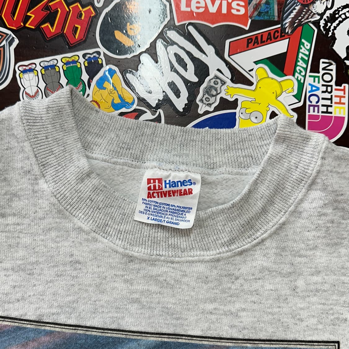 90s 헤인즈 아트 빈티지 스웻셔츠 XL 상품이미지4