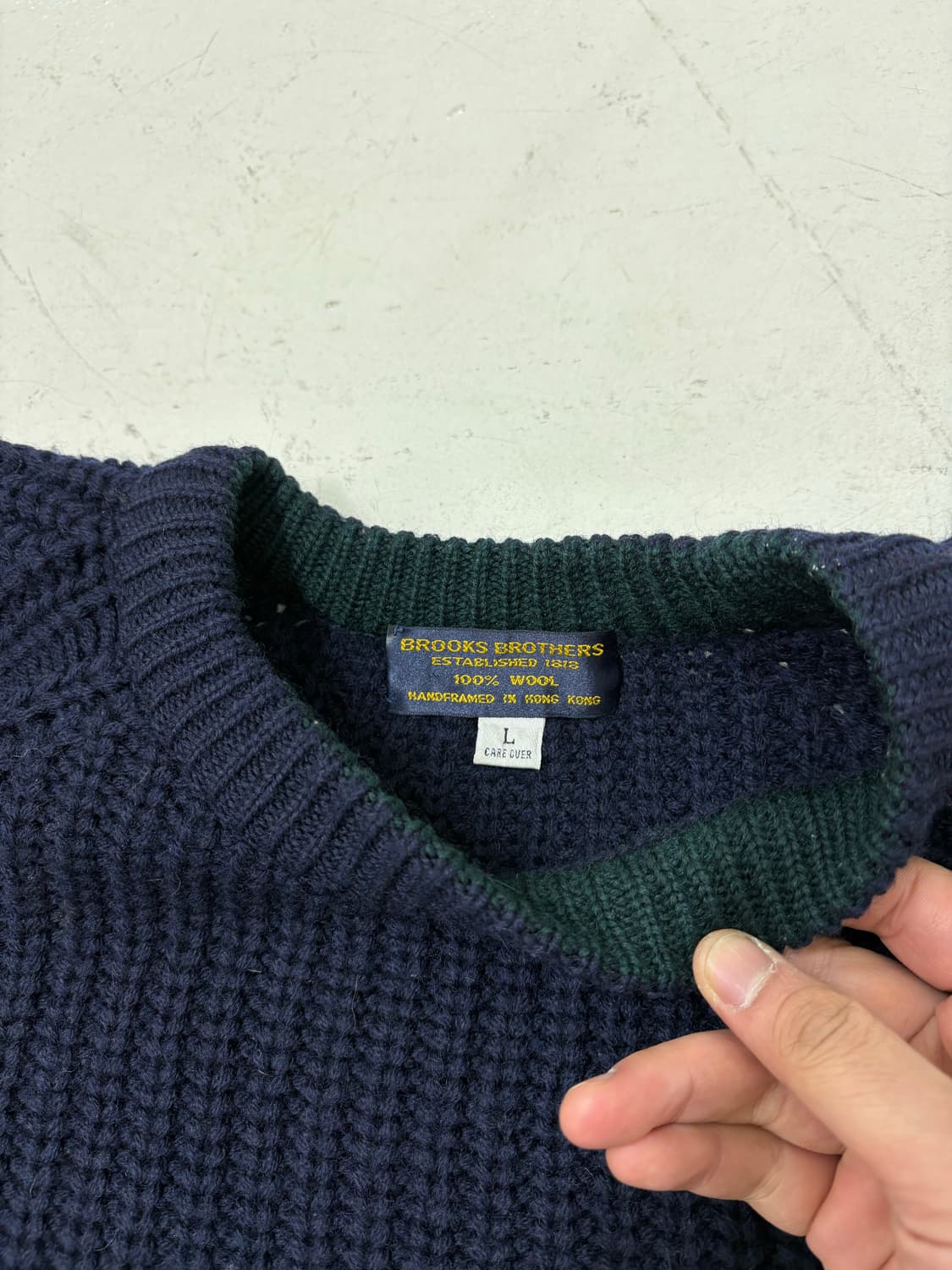 80’s Brooks Brothers Fisher man sweater. 상품이미지3