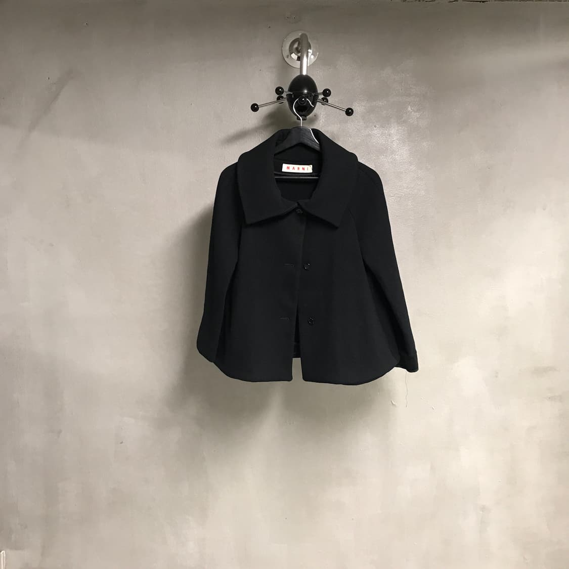 마르니 블랙 코트 40(W) 상품이미지1