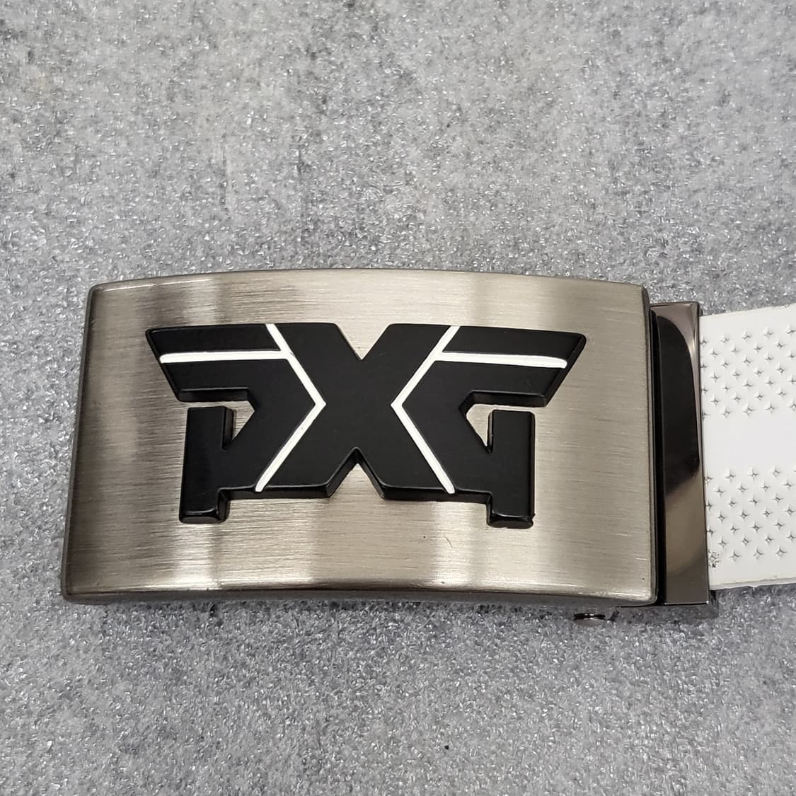 PXG 골프 가죽벨트 화이트 총 길이 103cm 상품이미지3