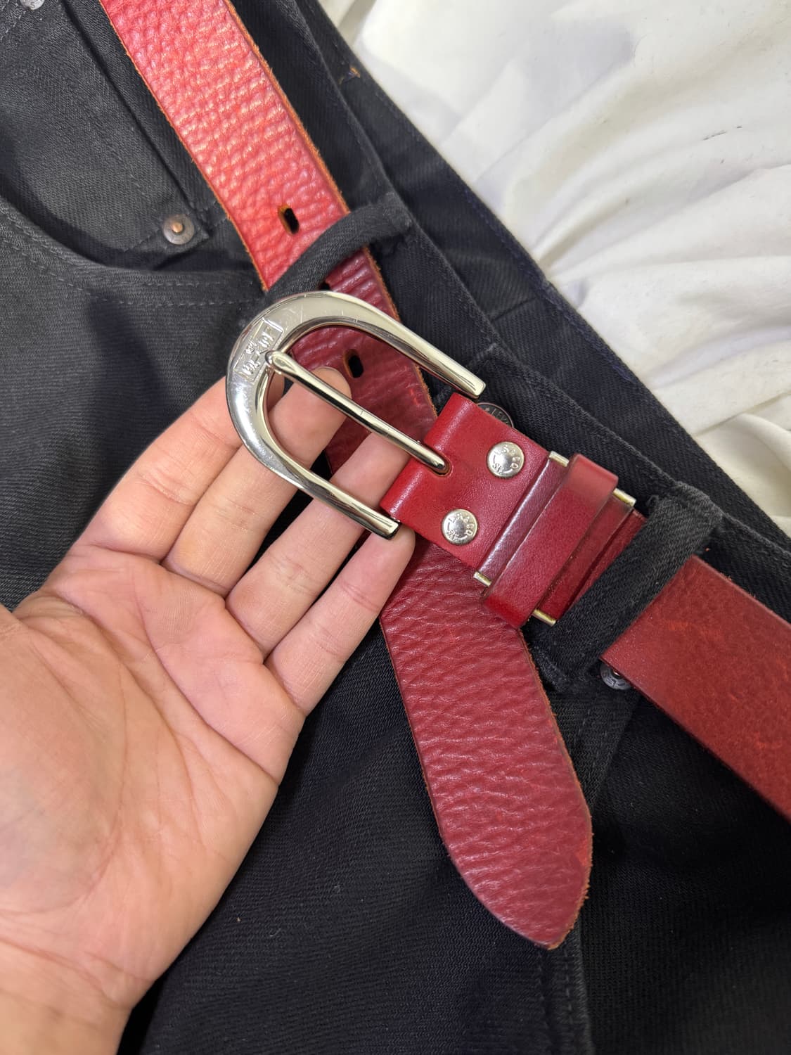 리바이스 레더 벨트 상품이미지3