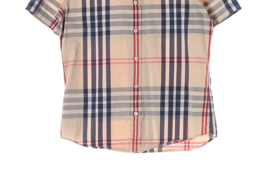 빈폴 슬림핏 클래식 체크 반팔셔츠 M 상품이미지4