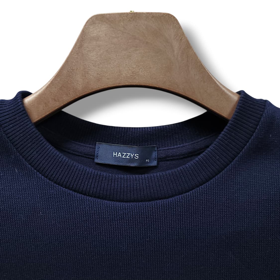 [95] 헤지스 컬러블록 스트라이프 코튼 니트 맨투맨 상품이미지8