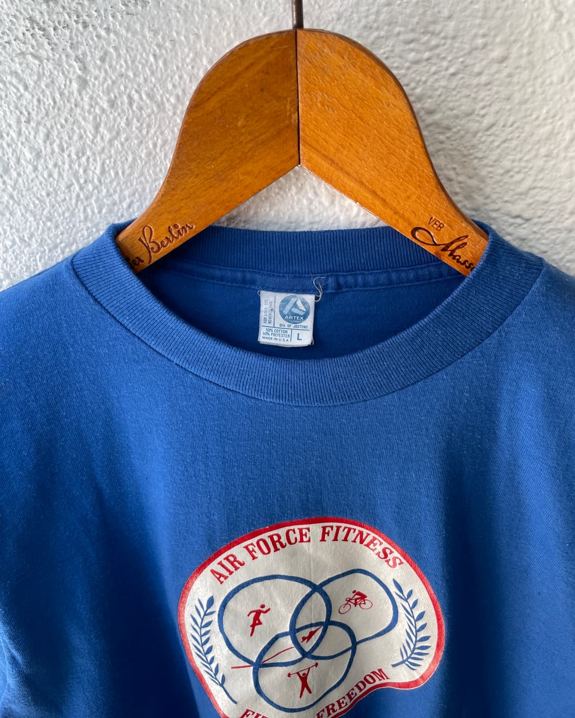 80s Air force fitness 티셔츠 상품이미지2