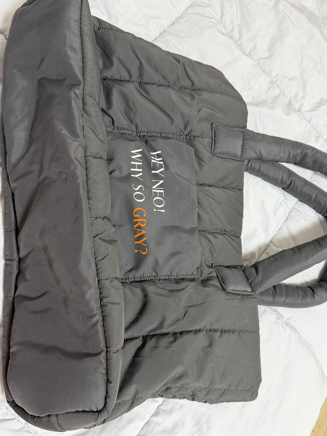 메종키츠네 라네즈 패딩 토트백 상품이미지2