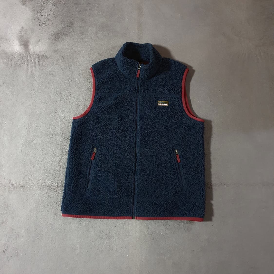 L.L.Bean 엘엘빈 마운틴 파일 플리스 베스트 조끼 L 네이비 상품이미지1