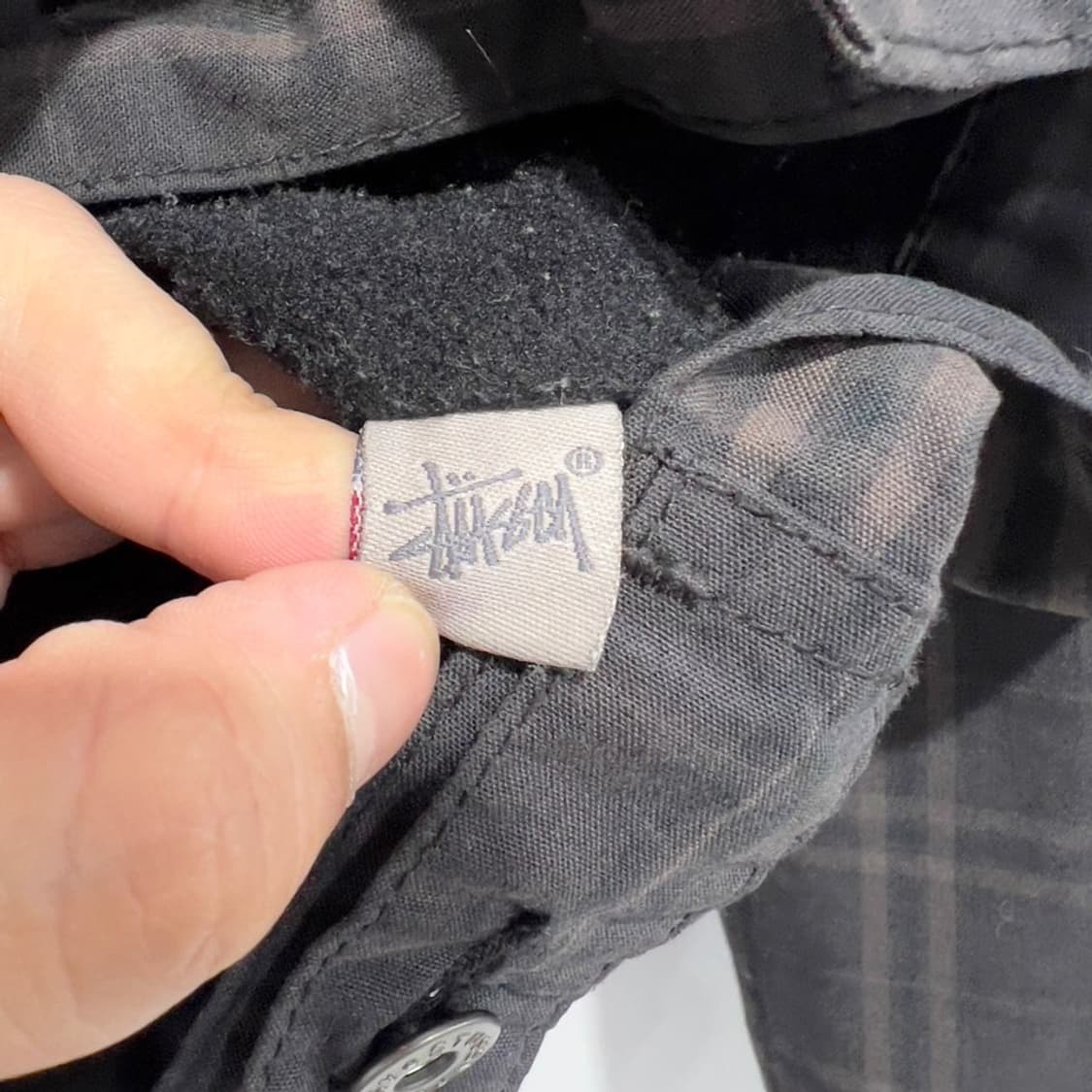 스투시 올드스쿨 워크 체크 자켓 상품이미지7