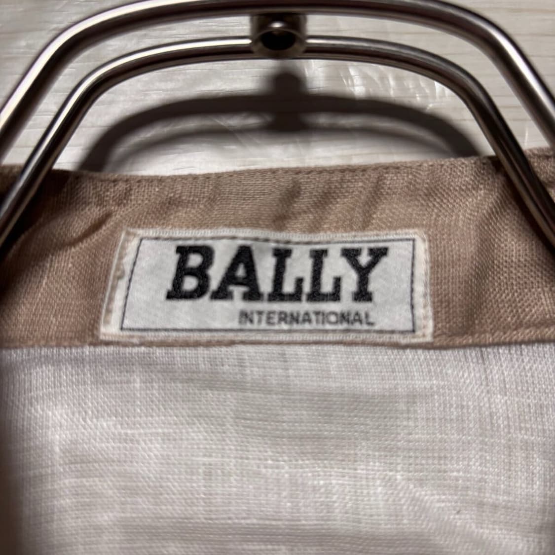 bally 80s nonecollar linnen jacket 상품이미지6
