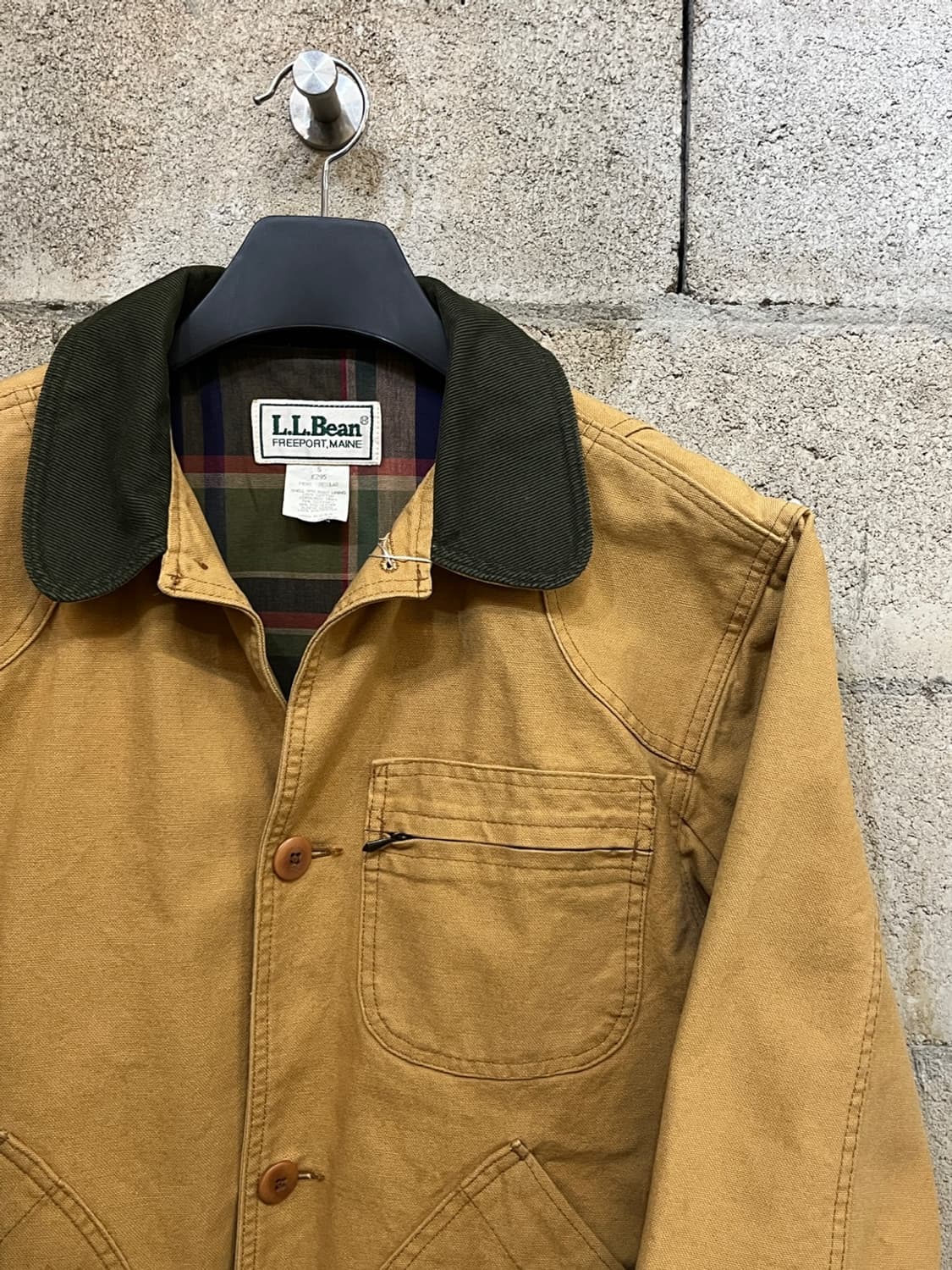 80s 엘엘빈 덕 캔버스 헌팅 자켓 상품이미지4