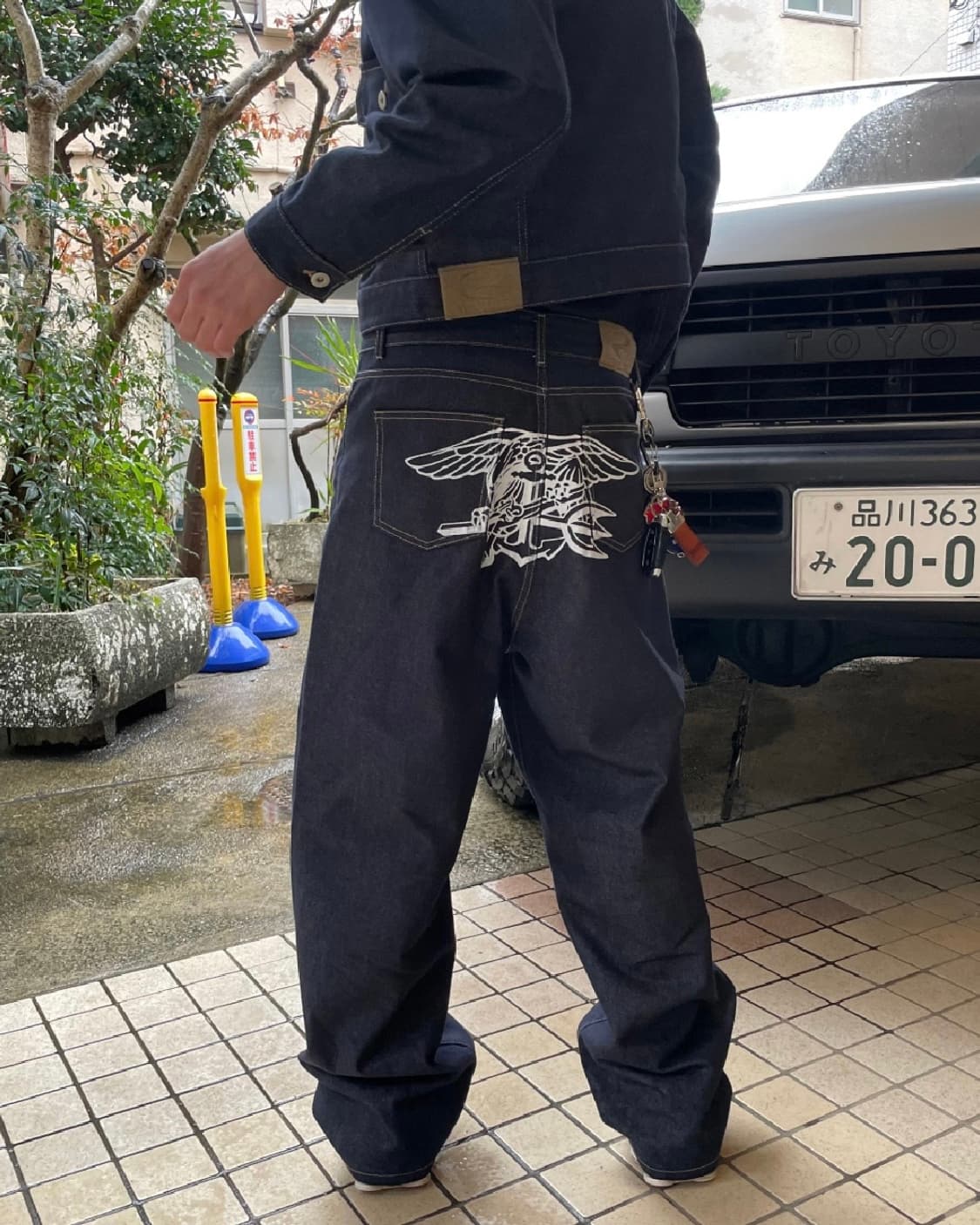 왓츠더유즈 네이비실 데님팬츠 M 상품이미지1