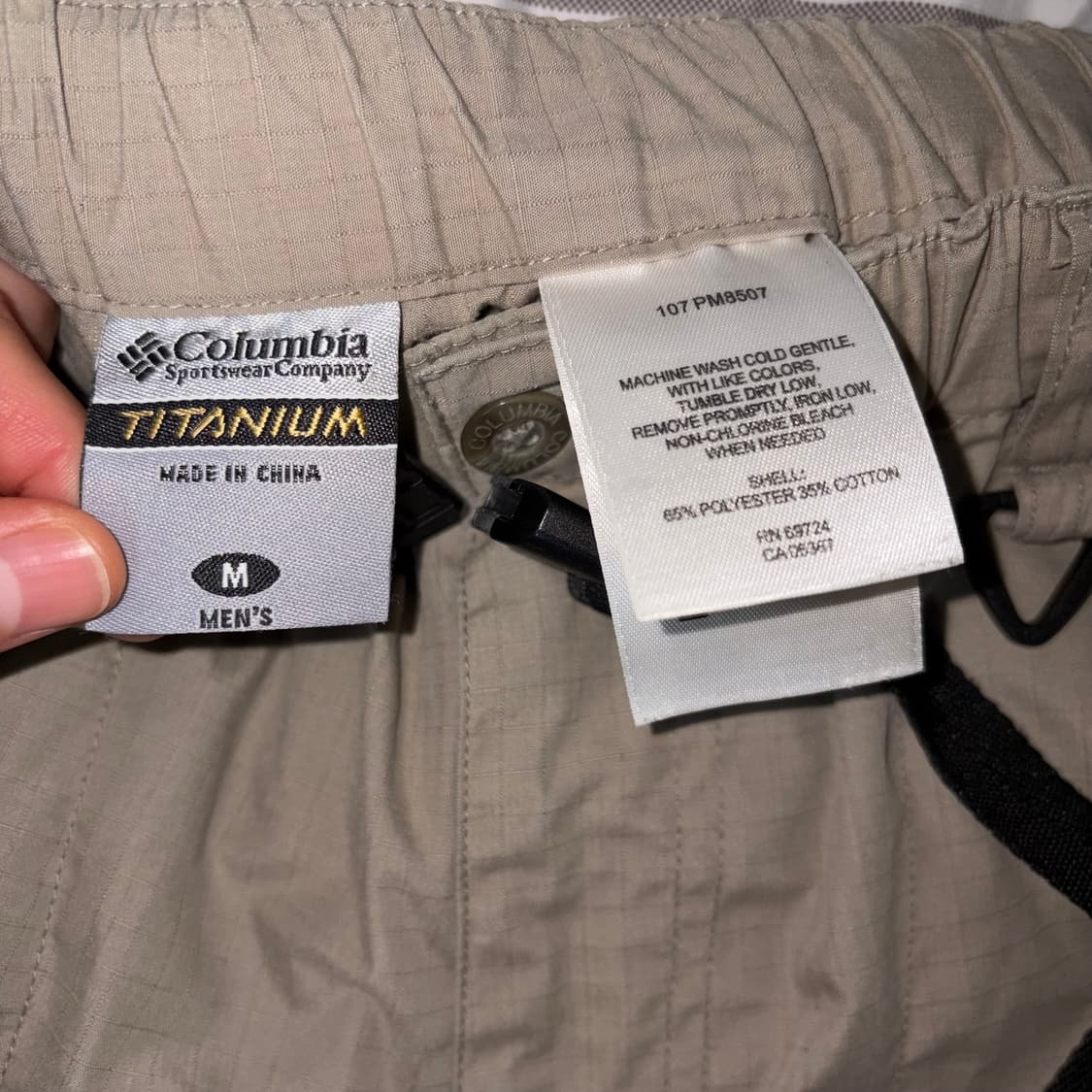 빈티지 콜롬비아 탈부착 o 7부 카고 바지 팬츠 상품이미지6