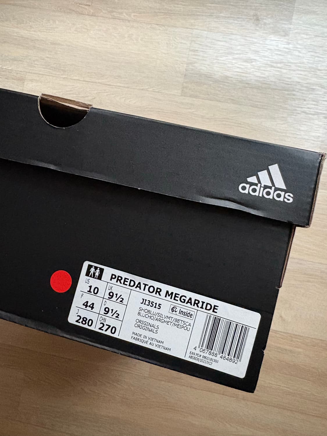 280 아디다스 프레데터 메가라이드 쇼크 블루 실버 메탈릭 상품이미지3