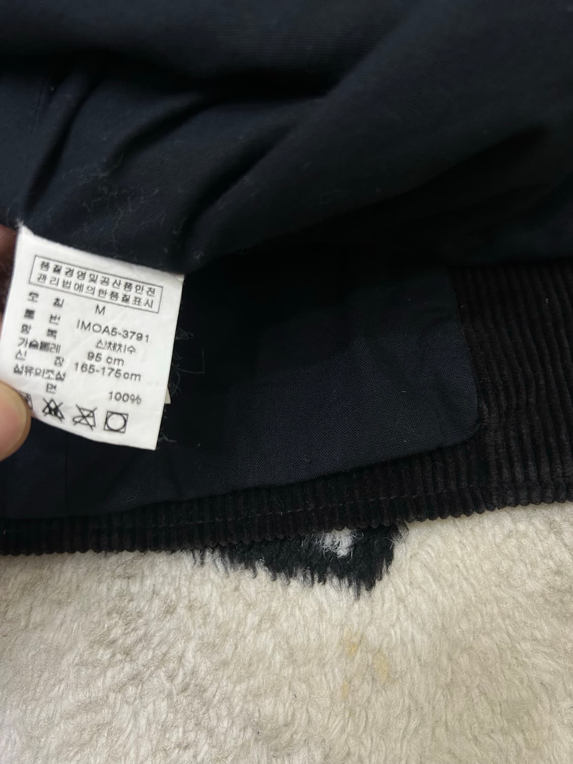 [M]POLO 진스 컴퍼니 코듀로이 더블 자켓/짙은브라운 상품이미지6