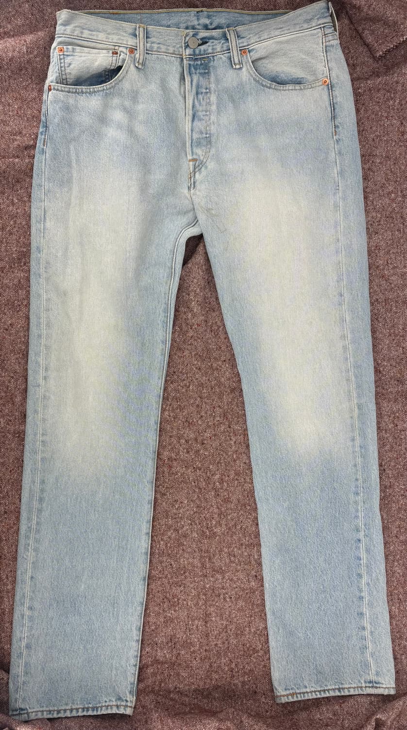 👖 Levi’s 501® 연청 데님 팬츠 (W34 / L34) 상품이미지2