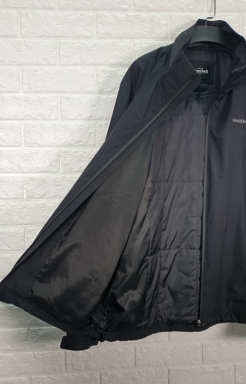[105]몽벨 테크페이스 윈드자켓 블랙 상품이미지4