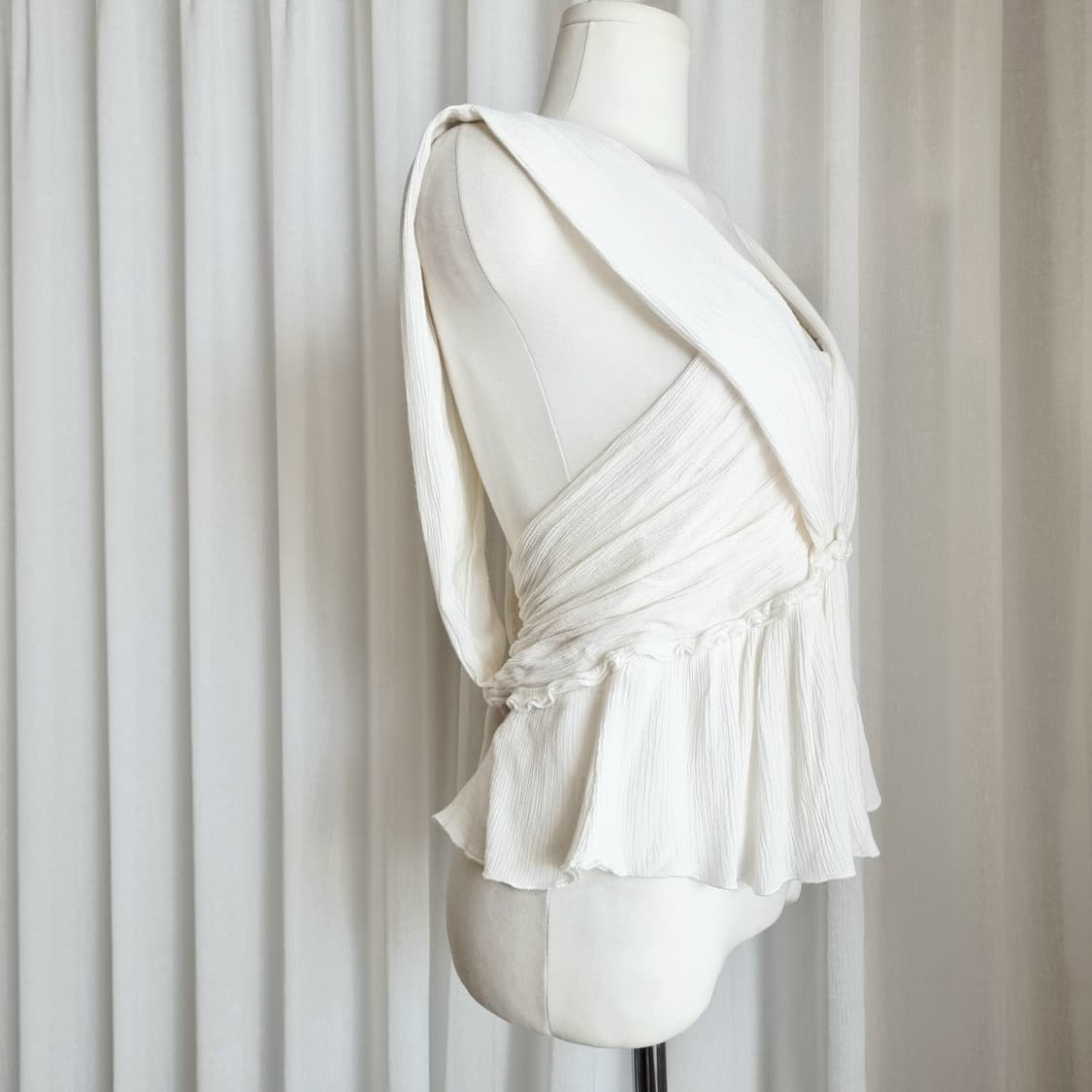 이자벨 마랑 스모킹 셔링 여신 블라우스 (44-55 추천) 상태굿 상품이미지2