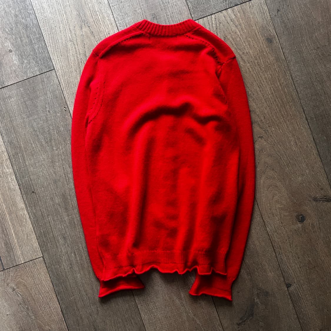 Red Flare Punching Cardigan 상품이미지8