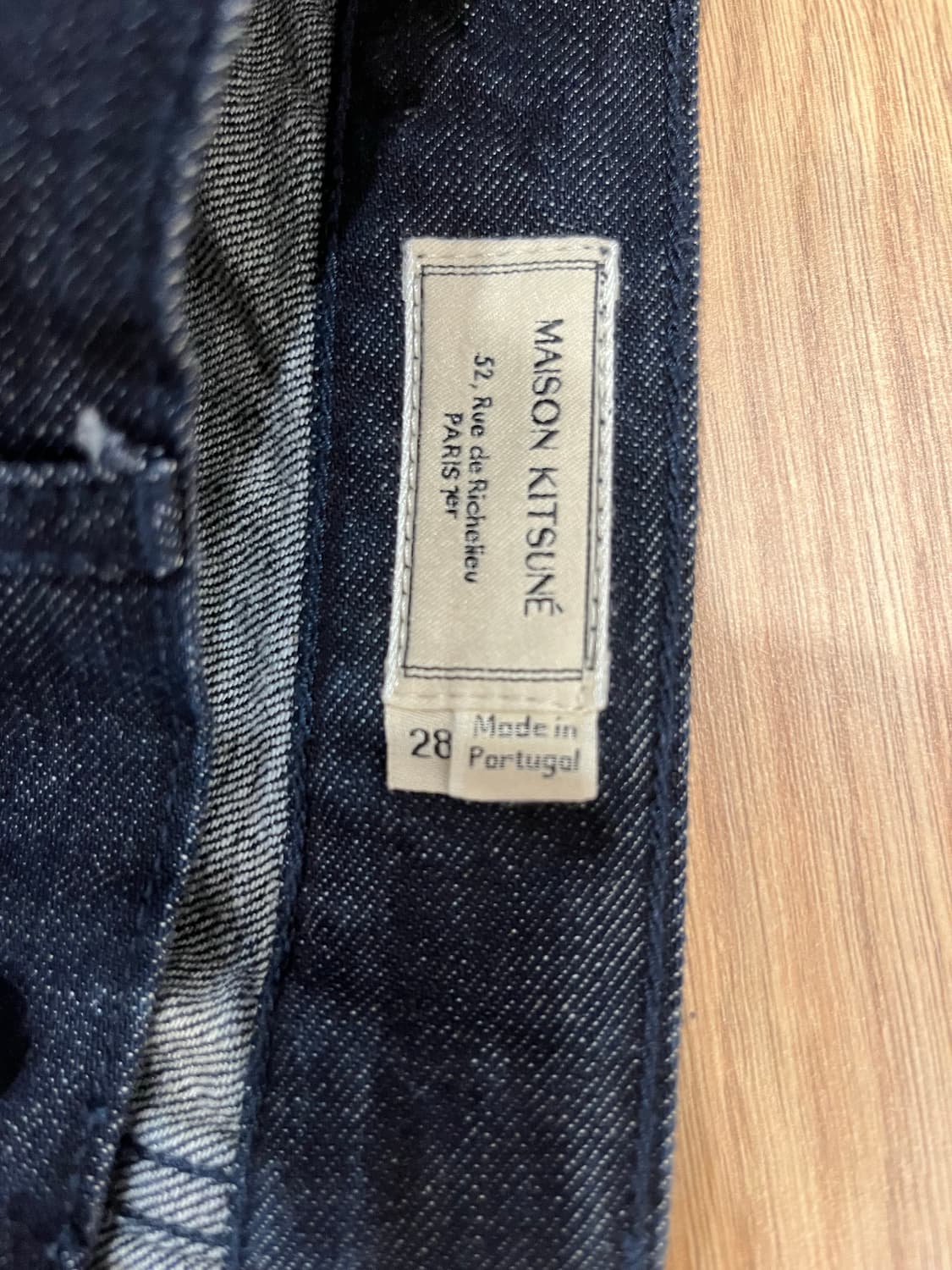 메종키츠네 데님 남자 28  상품이미지3