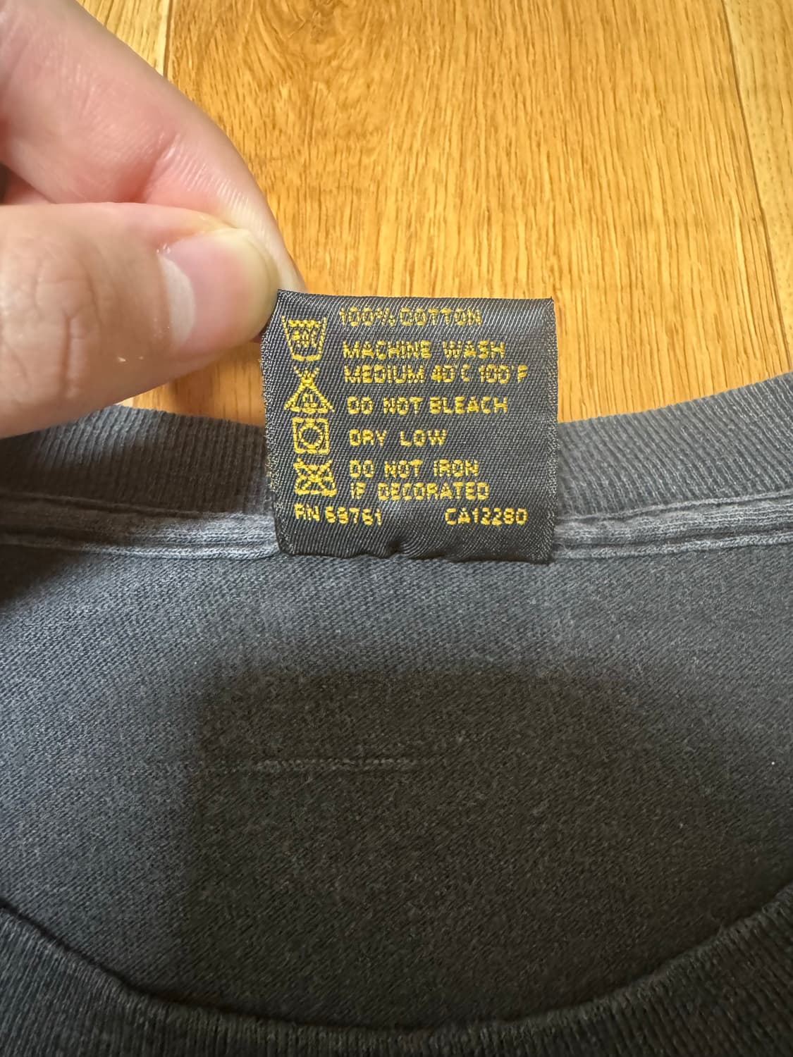 90s 롤링스톤즈 1994 부두라운지 빈티지 밴드티 하드페이딩 상품이미지7