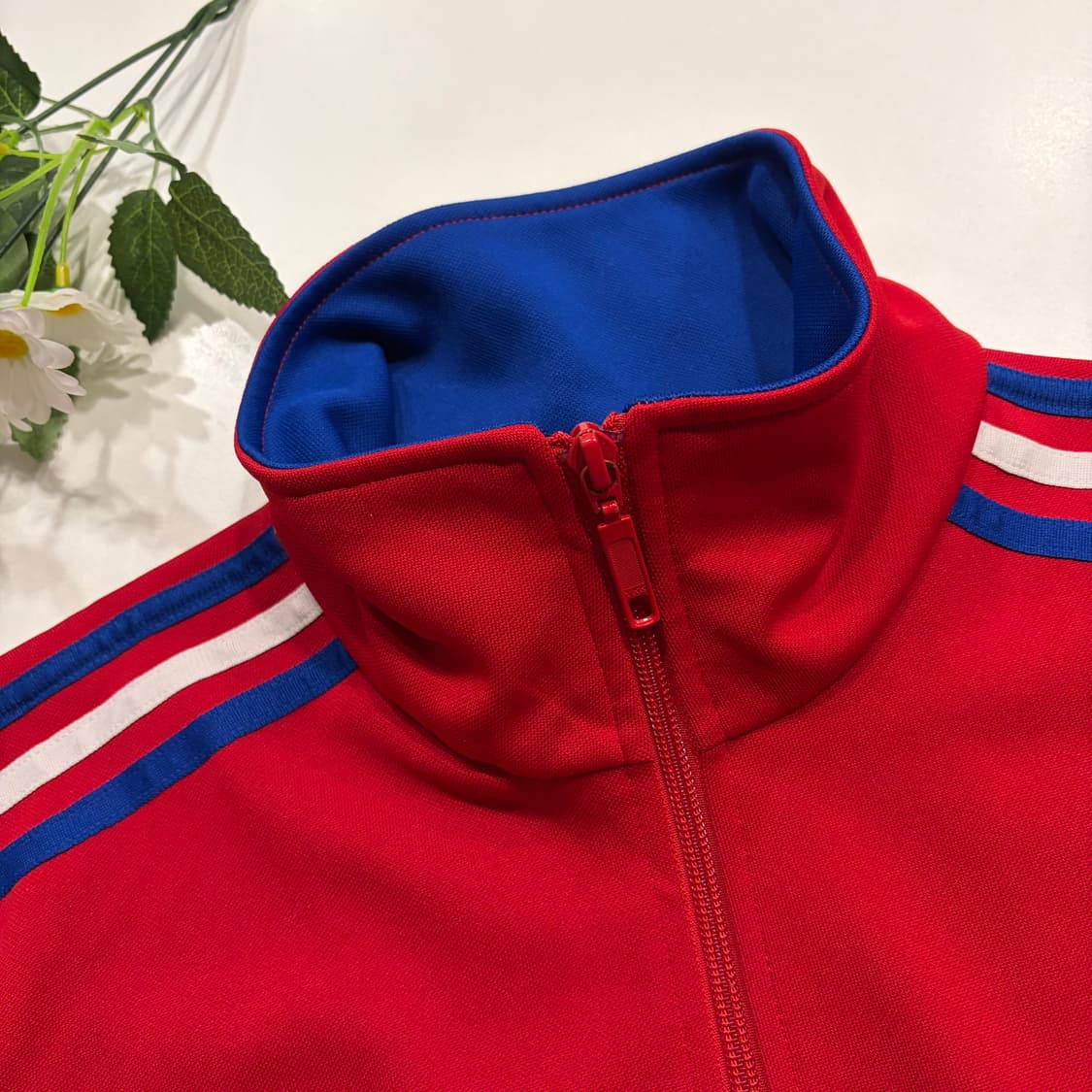 [95] 13s 아디다스 파이어버드 삼선 트랙탑 레드/블루 B746 상품이미지4