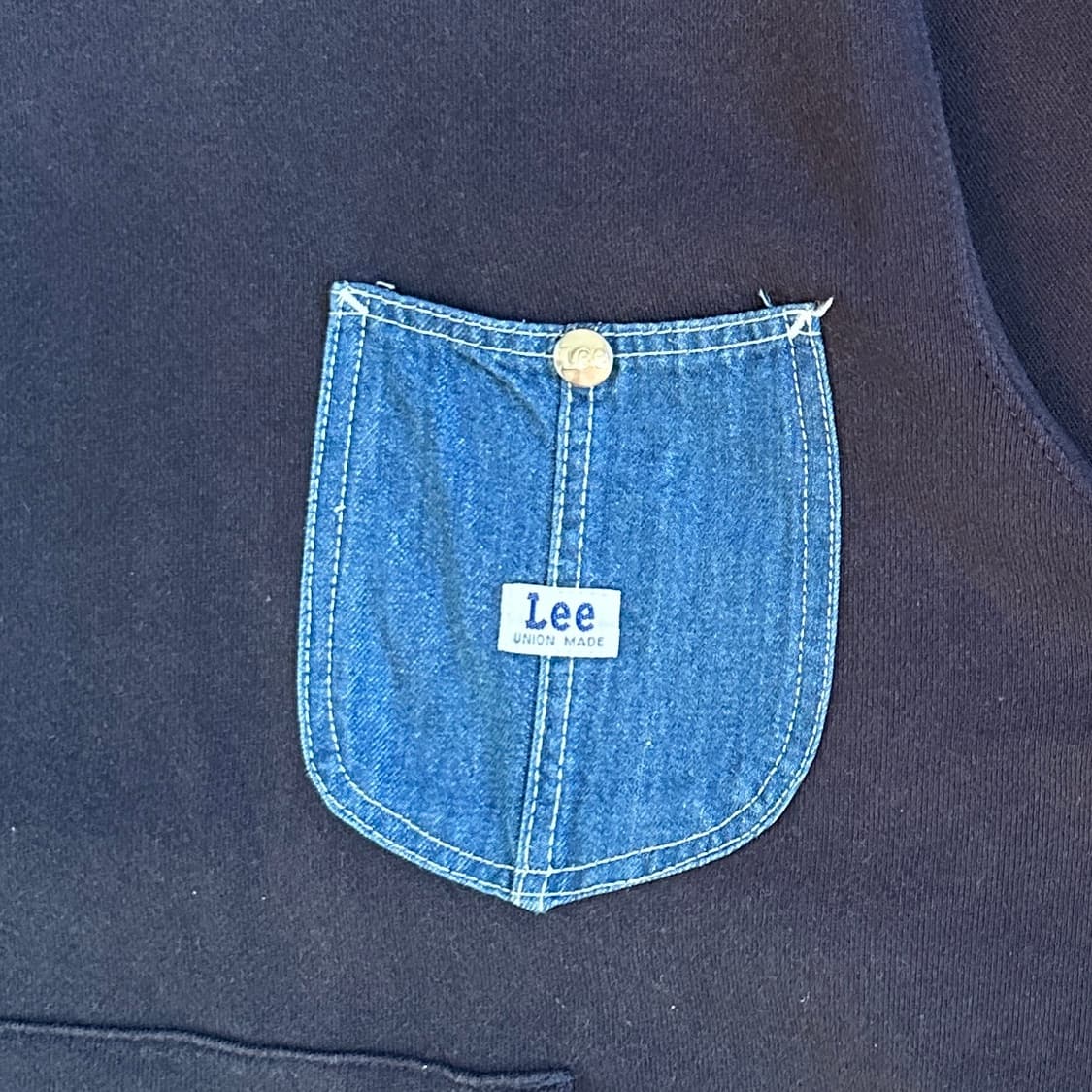 Lee denim pocket hoodie sweats 상품이미지3