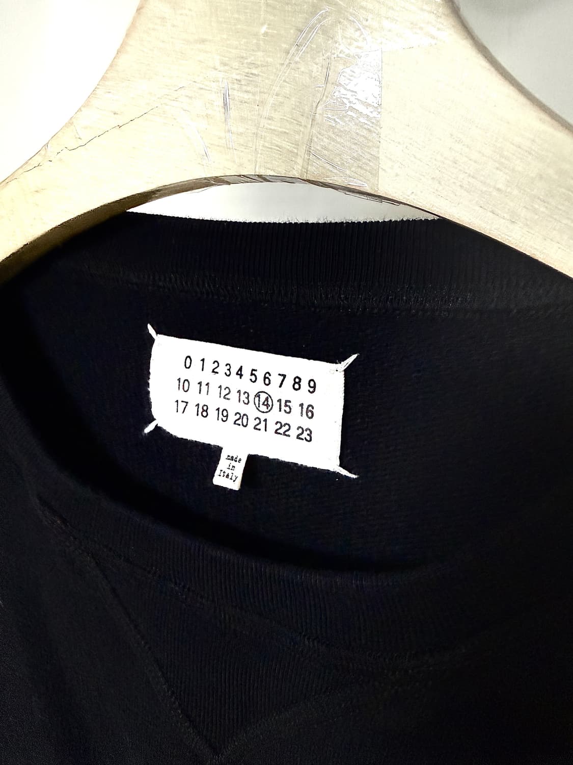Maison Margiela 시그니처 엘보우 램레더 맨투맨 상품이미지3