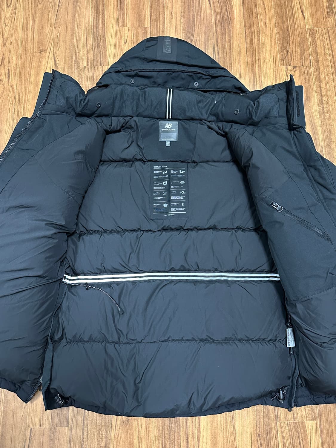 뉴발란스 패트롤 구스다운 L(100) 블랙 상품이미지4