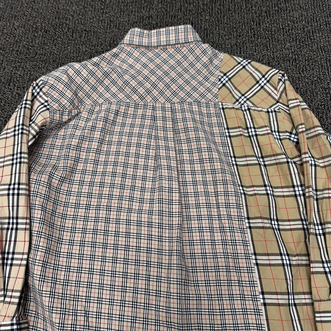 아조바이아조 노바체크 오버핏 긴팔 셔츠 F 상품이미지6