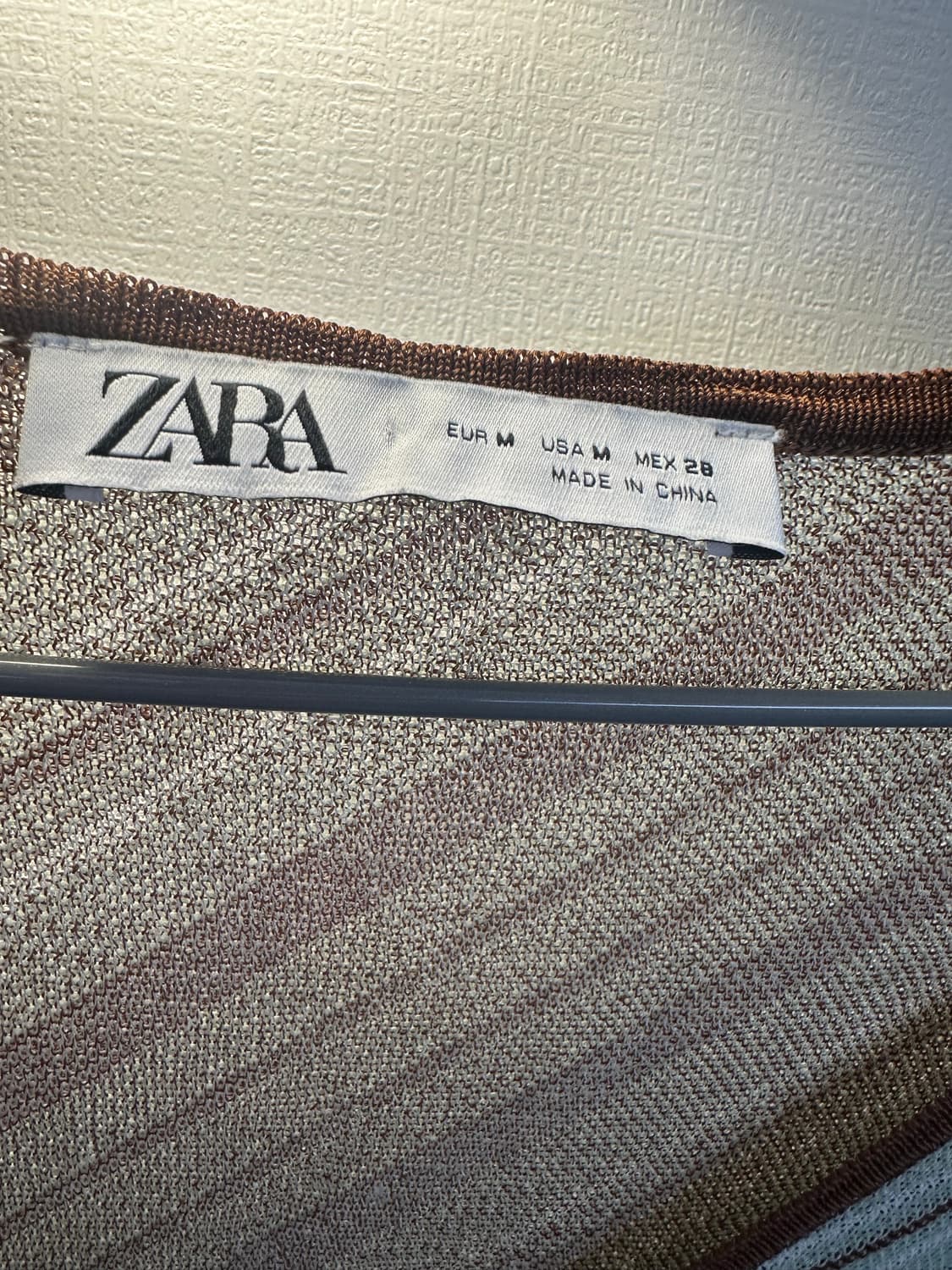 ZARA 스트라이프 가디건 M 상품이미지3