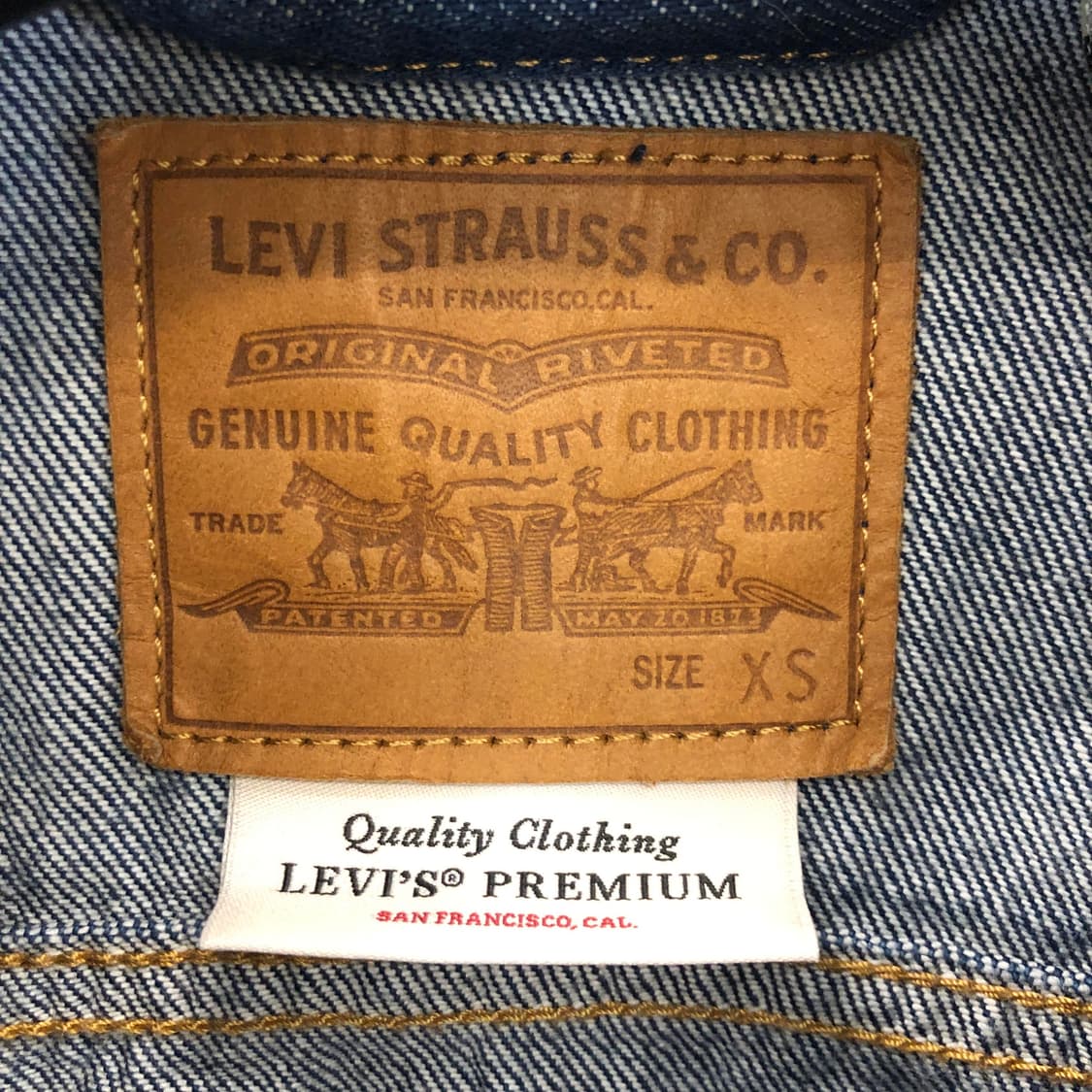 리바이스 3세대 프리미엄빅E탭 트러커자켓 XS 상품이미지5