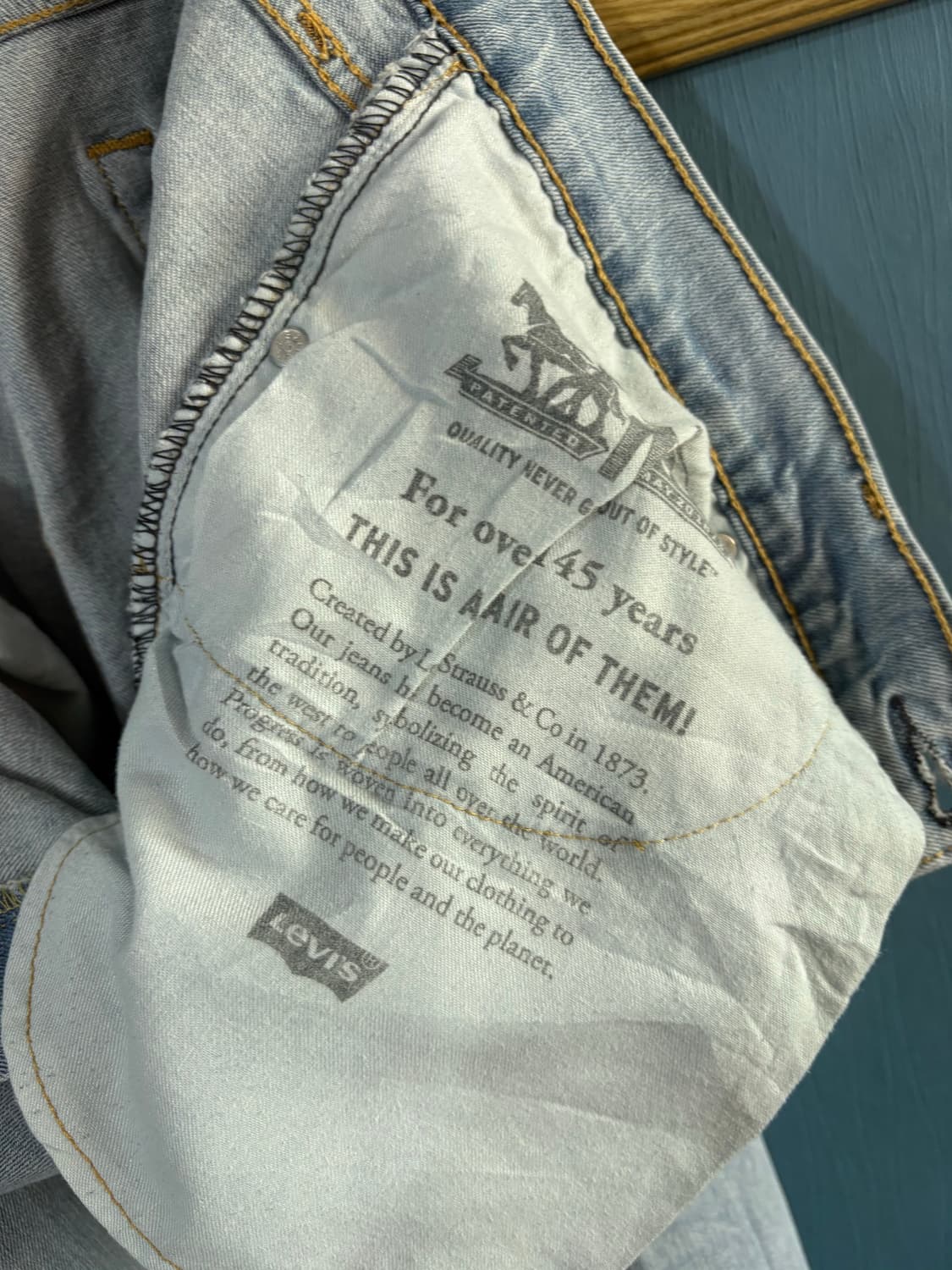 00‘s Levis 527 Boot Cut Denim pant. 상품이미지3