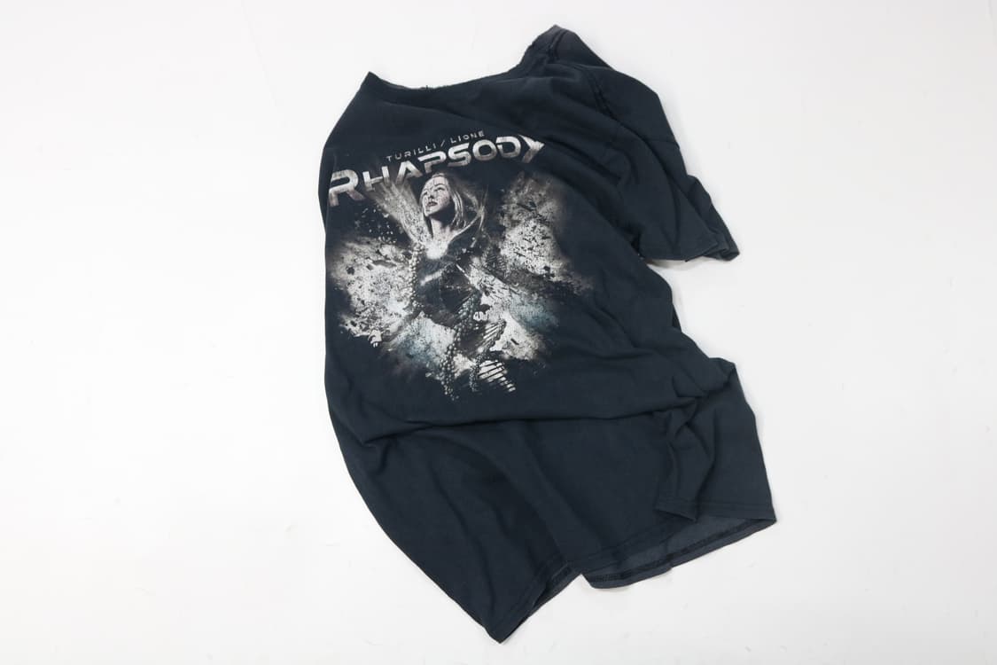 RHAPSODY 랩소디 2019 재팬 투어 빈티지 밴드 티셔츠 상품이미지2