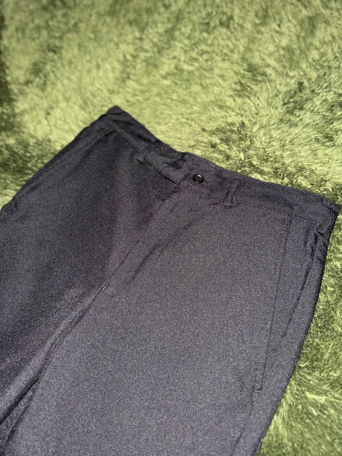 [XS] 꼼데가르송 블랙 16ss 폴리 크롭 팬츠 상품이미지2