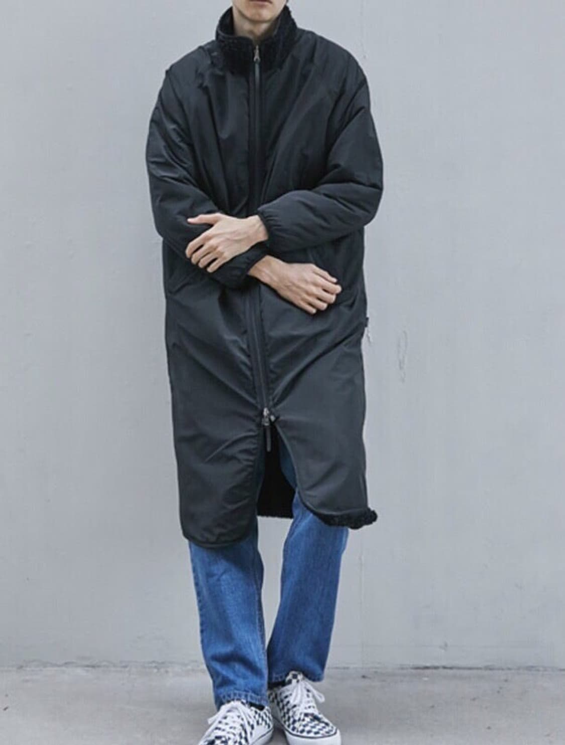 2) 하이드아웃 지킬 앤 하이드 후리스 롱 코트 상품이미지6