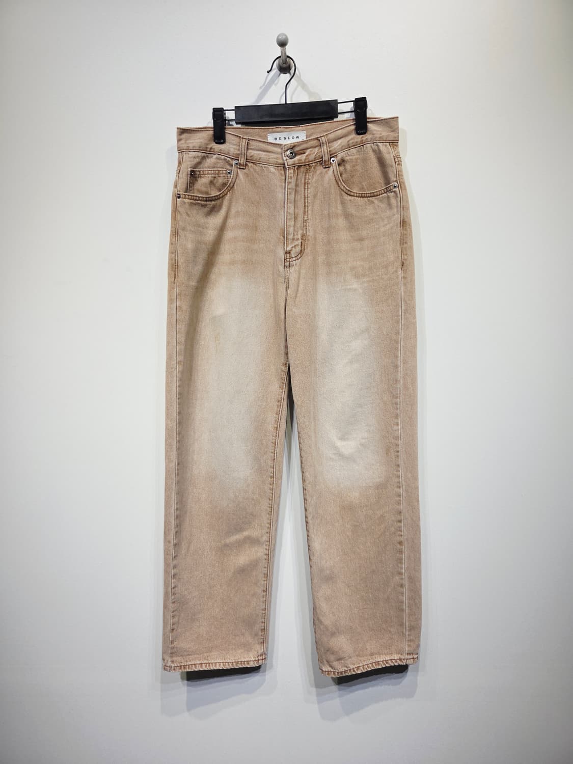 BESLOW 비슬로우 워시드 브라운 데님 팬츠 상품이미지2