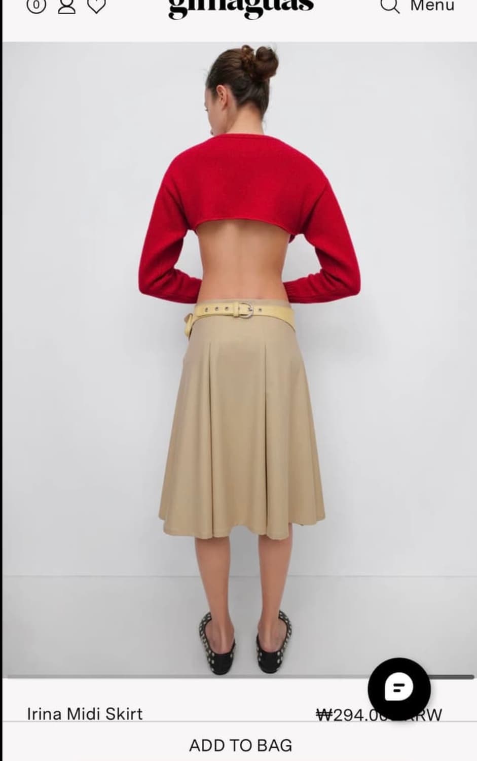 irina midi skirt 상품이미지3