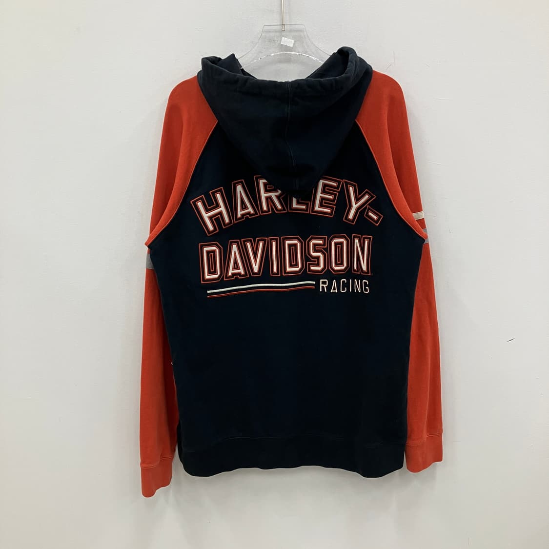 할리데이비슨 빅로고 래글런 후드티 M 상품이미지2
